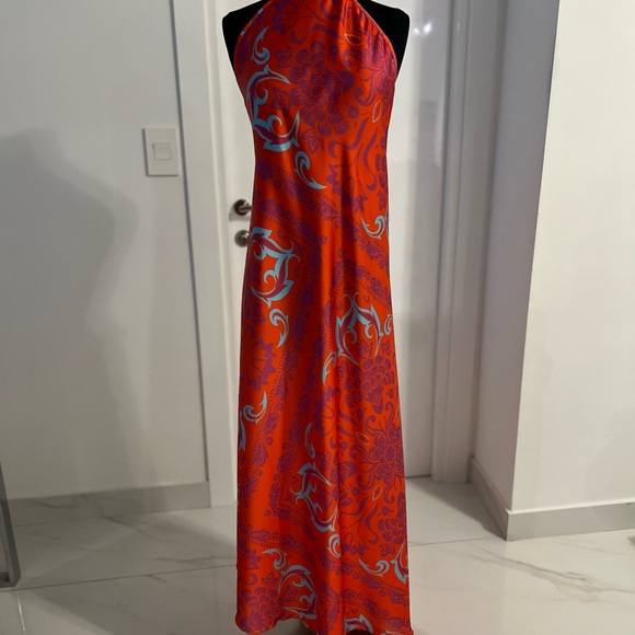 PINKO Motif-Print Halterneck Dress - Picture 6 of 13